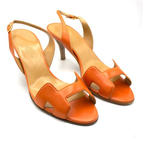 hermes schoenen vrouwen|hermes orange sandals.